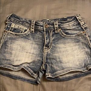 Cowgirl Tuff Denim Shorts